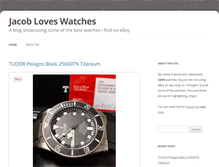 Tablet Screenshot of jacobloveswatches.com